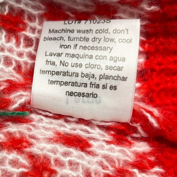 Merry Christmas by Poof Size:L Women Open Front  Holiday Cardigan  Multi Color - Picture 8 of 11